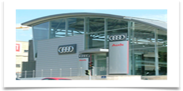 Audi. Panel Alucobond