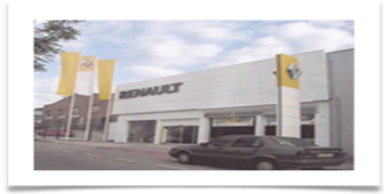 Renault. Panel Alucobond